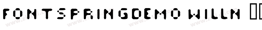 FONTSPRINGDEMO Willn字体转换